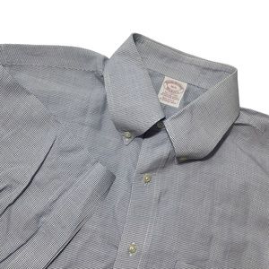 Brooks Brothers 16 1/2 100% Cotton Button Up Short‎ Sleeve Pockets Golf